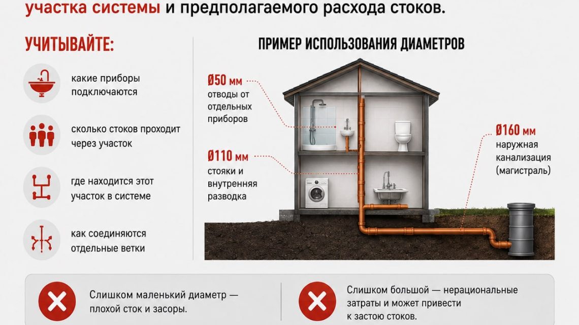 труба для канализации